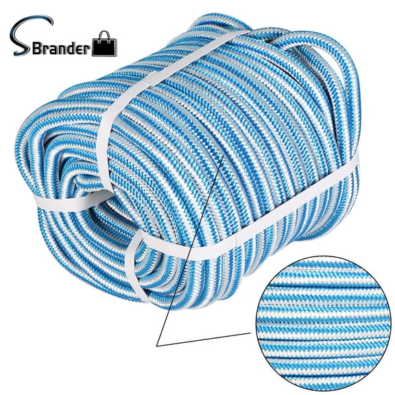 1/2" x150' Braided Polyester Arborist Rigging Rope Strong Pulling Rope 6180lbs