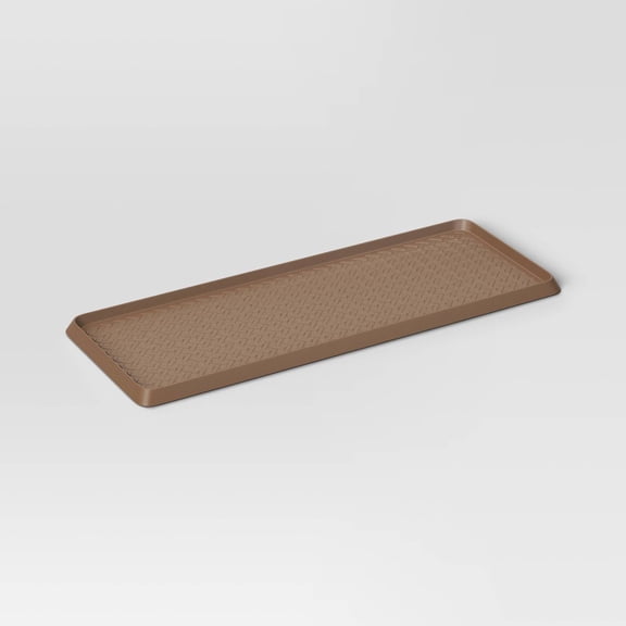 1'2"x3'2" Lattice Tread Boot Tray Tan