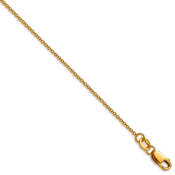 1/20 14k Gold Filled 1.15mm Cable With Lobster Clasp Carded Chain Necklace 20 Inch Chain Necklace for Women and Men