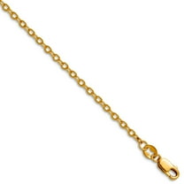 1/20 14k Gold Filled 2.0mm Flat Cable With Lobster Clasp Chain Necklace 20 Inch Chain Necklace for Women and Men