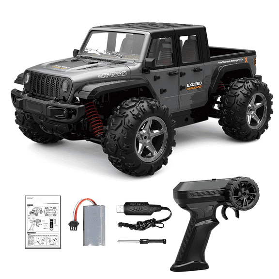 1:20 4WD High-Speed RC Pickup Car, 35KM/H Full-Proportional Off-Road Truck with 280 Motor, 7.4V Battery, Shock Absorption & 2.4G Control – C8819 RC Toy for Adults