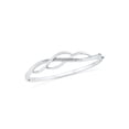 thumbnail image 1 of 1/20 CTTW DIAMOND STERLING SILVER FASHION BANGLE, 1 of 2