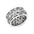 thumbnail image 1 of 1.20 Carat Brilliant Round Cut Natural Diamond Beautiful Eternity Band for Engagement Solid 14K White Gold Size 9, 1 of 7