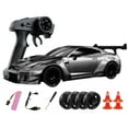 thumbnail image 1 of 1:20 RC Drift Car, GTR R35 Type-2 4WD High-Speed Stunt Racing Sports Car with Lights, 20+KM/H RC130 Motor, 2.4G Drift Control & 3.7V Battery – 080 Racing Toy for Adults, 1 of 9
