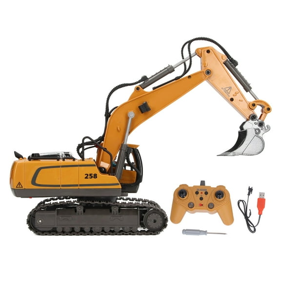 1:20 RC Excavator Toy High Simulation 11 Channel Remote Control Excavator With 2.4Ghz Remote Control