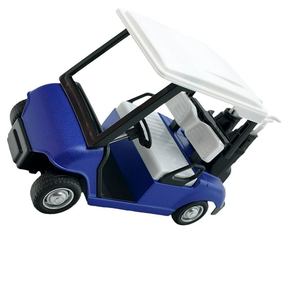 1:20 Scale Miniature Metal Golfs Cart Replicas Model with Clubs Cake Toppers Decorative Ornament For Home Office Display