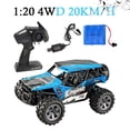 thumbnail image 1 of ​1:20 Scale Off-Road RC Truck - 2.4GHz Remote, 20km/h & USB Rechargeable - Red/Green Vehicle Kit for Age 8+​​ Sky Blue, 1 of 2