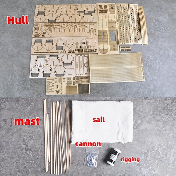 1/200 HMS Victory Ship of the Line Classical Sailboat Ship Boat Galleon Wood Wooden Skiff Static Miniature Scale Model Kit
