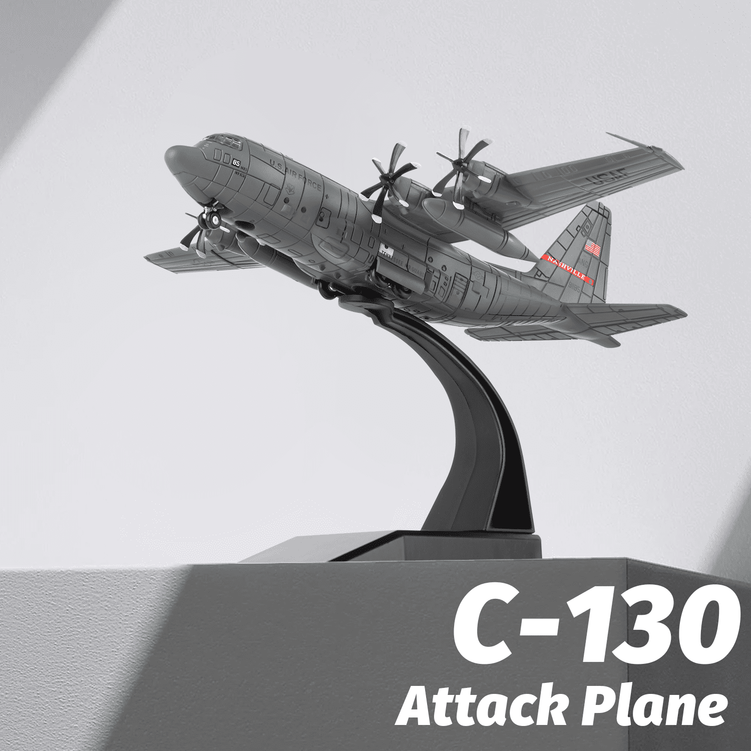 USAF C-130 1/144 完成品 ken2 C-130J30 スーパー・ハーキュリーズ (プラモデル) - ホビー