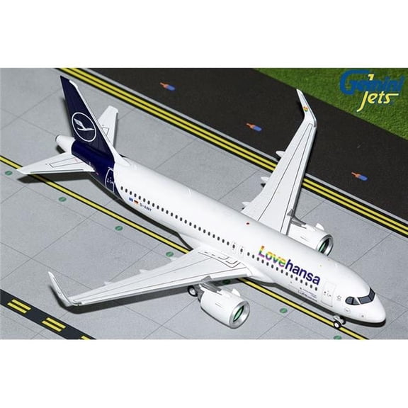 1-200 Scale Reg No.D-AINY Lovehansa Lufthansa Airplane for A320Neo