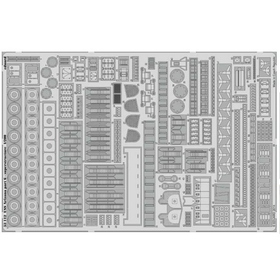 1/200 Ship- USS Arizona Superstructure Pt.6 for TSM