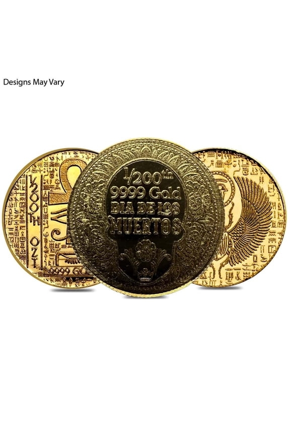 1/200 oz Generic Gold Round .999+ Fine (Secondary Market)