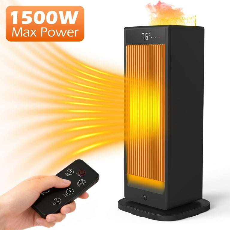 1500W Portable Space Heater for Inside with Humidifier, Heating