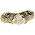 thumbnail image 1 of 1.20CT PEAR SHAPE DIAMOND BAND RING 14KT, 1 of 8