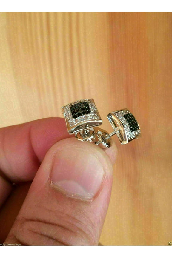 1.20Ct Round Cut Lab Created Diamond Women's Wedding Stud Earrings 14K White Gold Plated