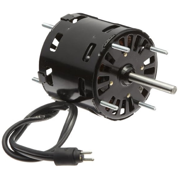 Fasco D1101 3.3" Frame Open Ventilated Shaded Pole Evaporator Coil and Refrigeration Fan Motor with Sleeve Bearing, 1/20HP, 1500rpm, 115V, 60Hz, 1.9 amps