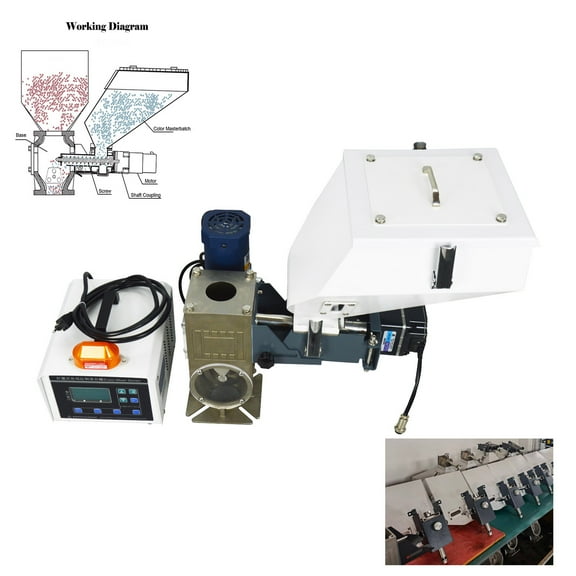 1-20KG/H Masterbatch Screw Metering Mixer Machine Intelligent Monochrome Plastic