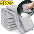 thumbnail image 1 of 1-20PCS Magic Cleaning Cloth Thickened Double -sided Metal Steel Wire Rags Kitchen Dish Pot Washdishing Cloths Towel Clean Tools, 1 of 9