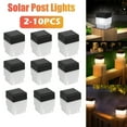 120PCS Solar Post Light 2x2" Waterproof Outdoor Garden Fence Gutter