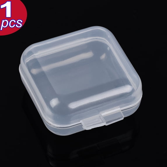1-20Pcs Mini Plastic Storage Containers Box Portable Pill Medicine Holder Storage Organizer Jewelry Packaging for Earrings Rings 1pcs