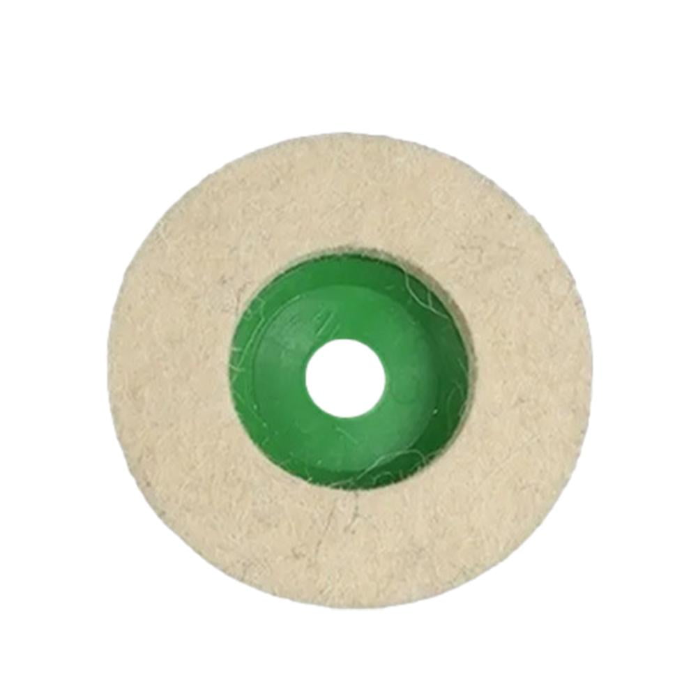 120pcs Wool Polishing Wheel Wool Buffing Disc Pads 4" Angle Grinder