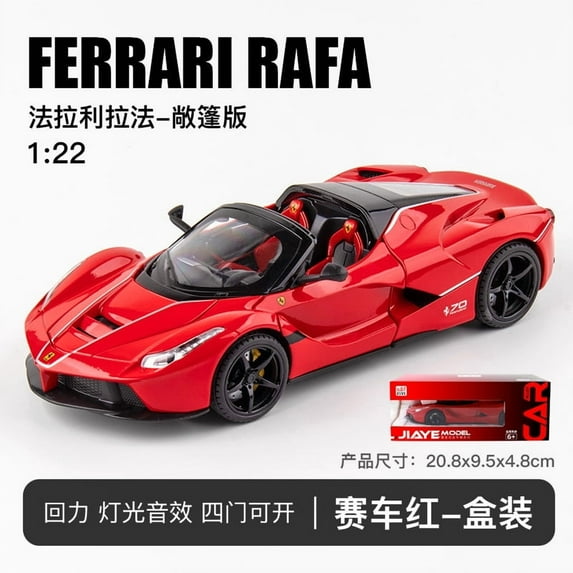 1:22 Ferrari Laferrari convertible Alloy Racing Car Model Diecast Metal ...