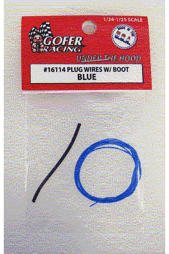 1/24-1/25 Blue Plug Wire 2ft. w/Plug Boot Material