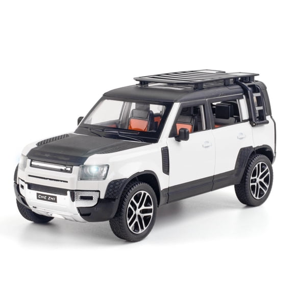 1/24 Alloy Diecast Model Car Toy Collection Sound Light for Land Rover Parts