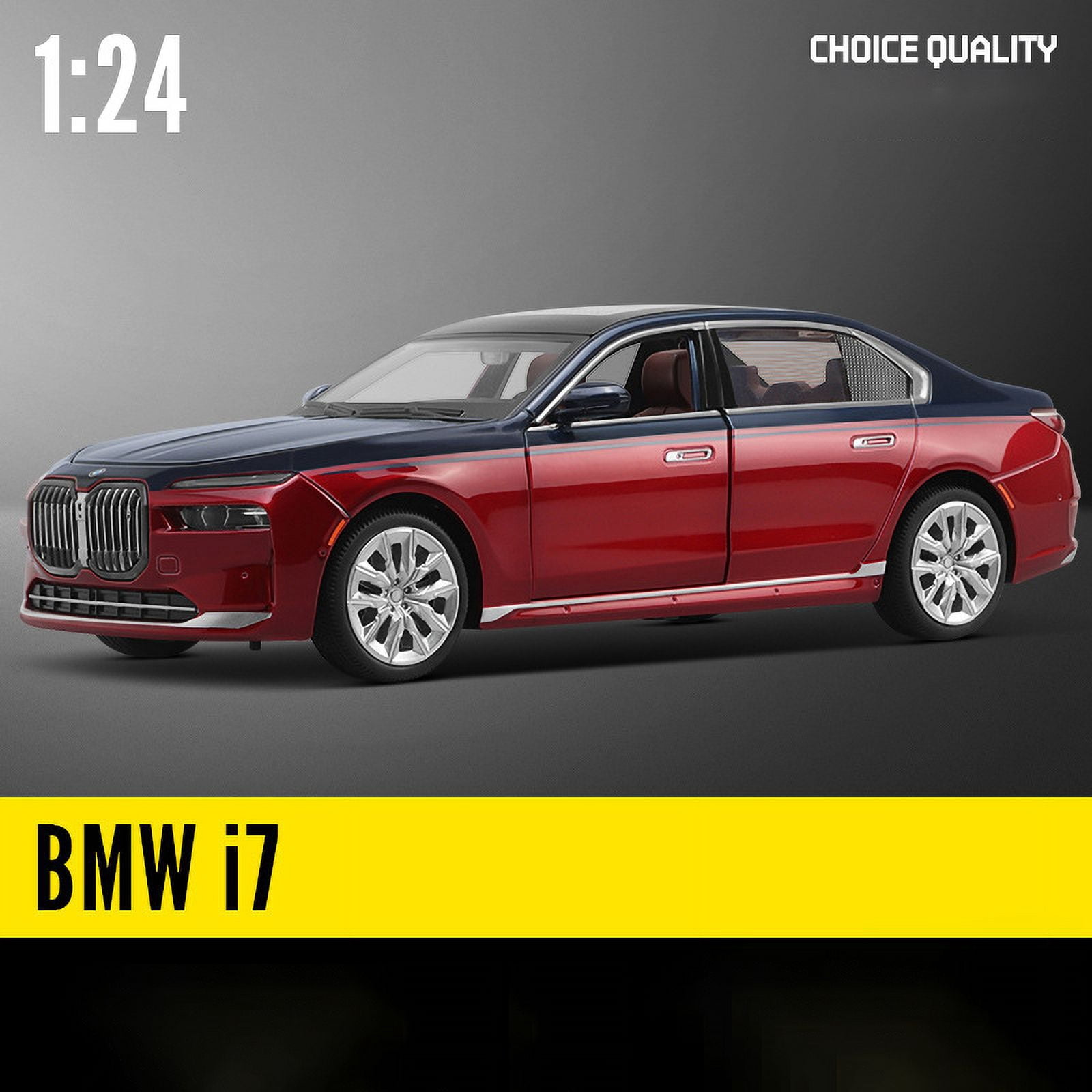 1:24 BMW 7 Series i7 G70 Alloy Luxy Car Model Diecast Metal Pure ...