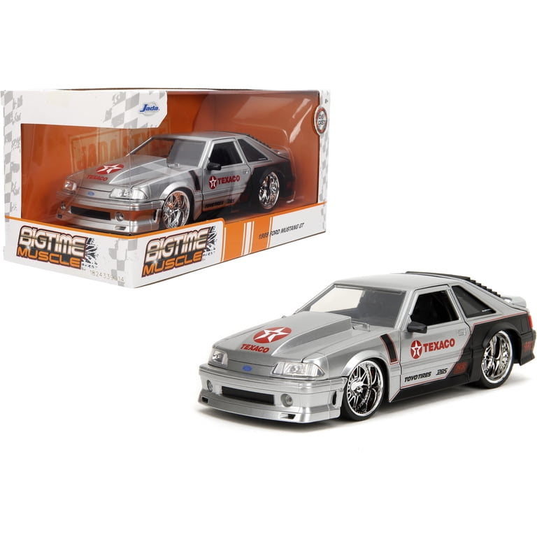 Jada Toys BIGTIME MUSCLE 1:24 1989 Ford Mustang GT Texaco Die-cast