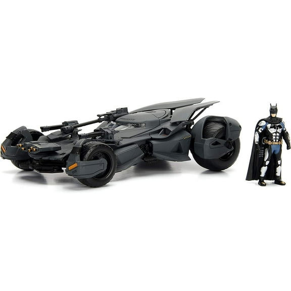 Jada Toys DC Comics 1:24 Justice League Batmobile Die-Cast Car & 2.75" Batman Figure