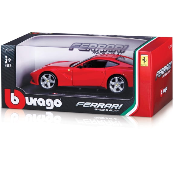 Bburago Ferrari Car Collection 1:24 Scale Red Diecast Model Car