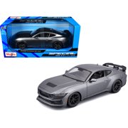 1/24 Diecast Model Car 2024 Ford Mustang Dark Horse Dark Gray Metallic "Special Edition" Series by Maisto