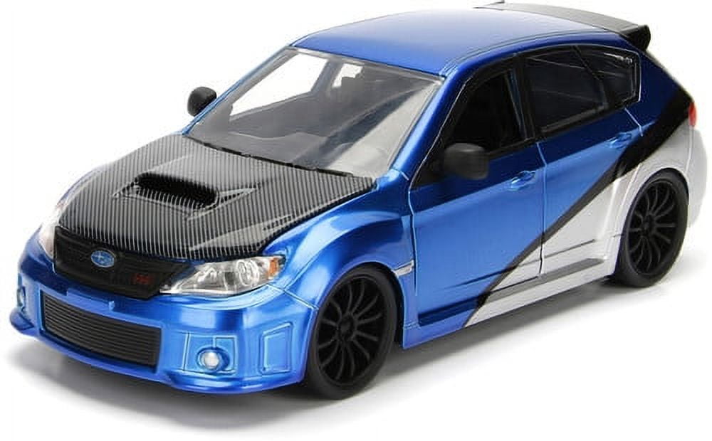 信頼への信頼 Fast 1:24 & STI WRX Impreza Subaru Brian's - Furious ミニカー