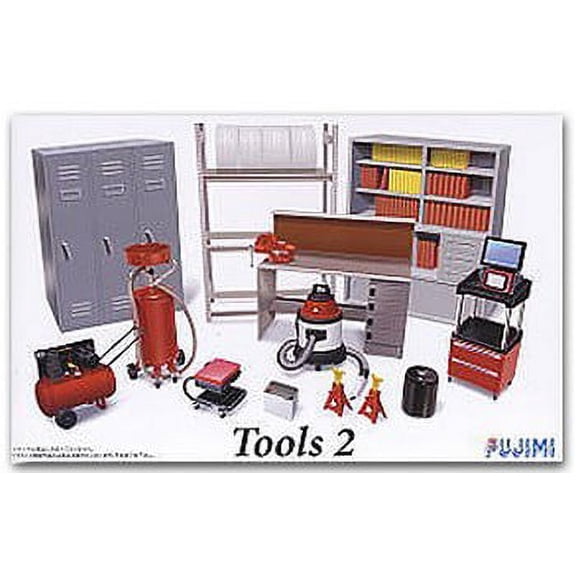 1/24 Garage Tools Set #2 (Compressor, Shop Vac, Lockers, etc.)