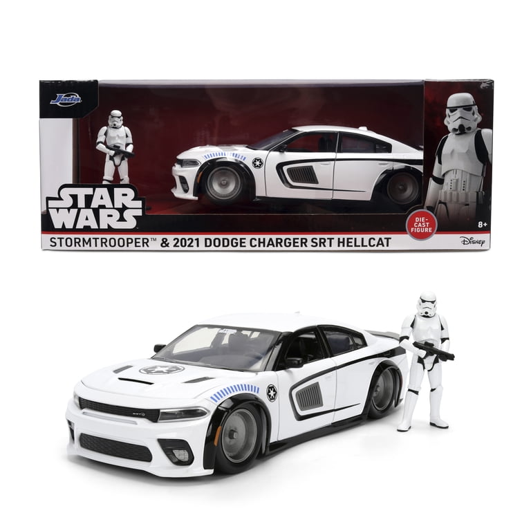 Star Wars Stormtrooper with 2021 Dodge Charger SRT Hellcat Die
