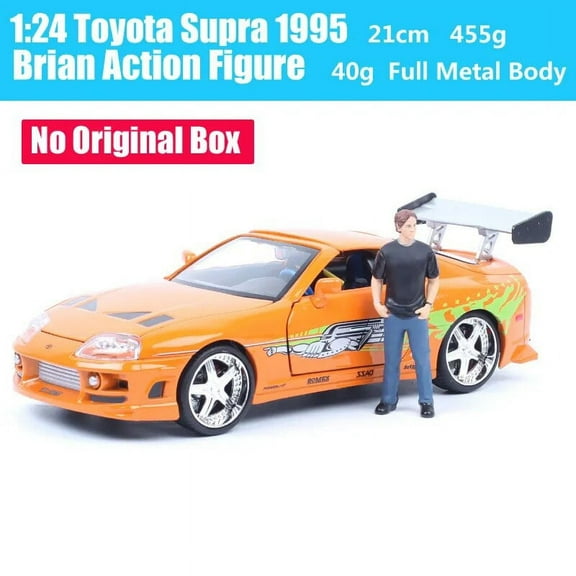 1/24 Jada Scale Brian's The TOYOTA SUPRA Celica 1995 Diecast & Vehicles Metal Race Replicas FF Furious Model Toy Car Collectible