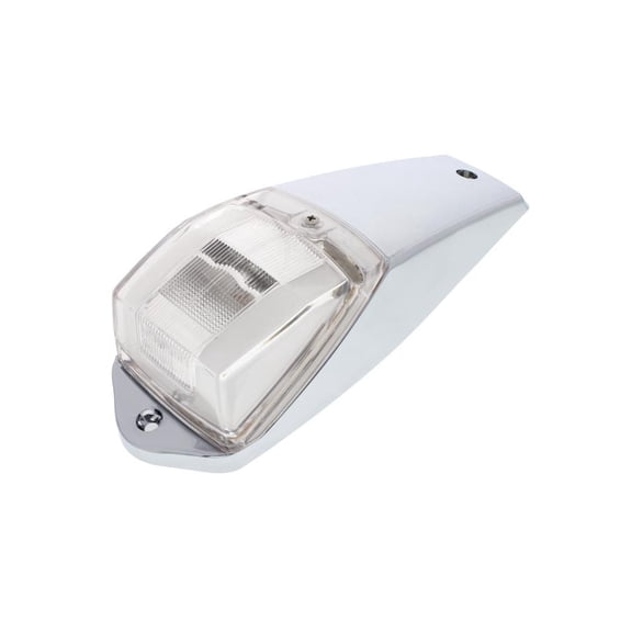 (1) 24 LED "GLO" Grakon 5000 Style Cab Light. Amber LED/Clear Lens KW W900 T800