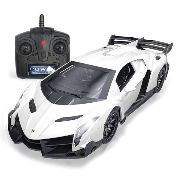 1/24 Officially Licensed RC Lamborghini Veneno Sport Racing Car with 2.4GHz Remote Control
