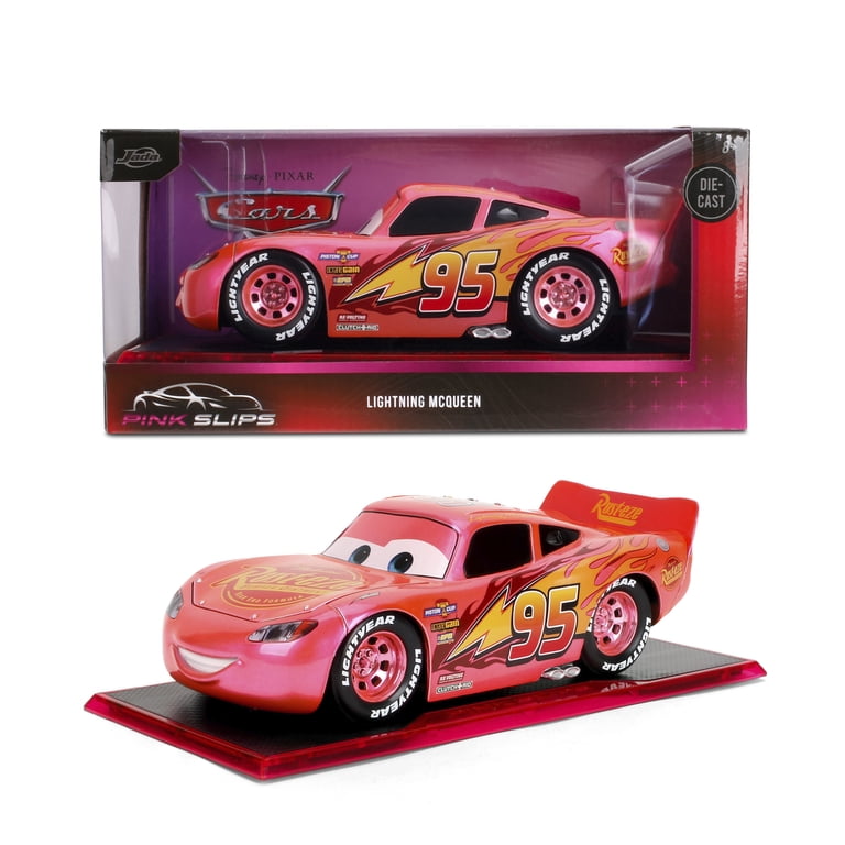 Jada Disney Pixar Cars 1:24 Pink Slips Lightning McQueen Die-cast