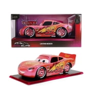 Jada Disney Pixar Cars 1:24 Pink Slips Lightning McQueen Die-cast Car, Model Vehicles(Pink)