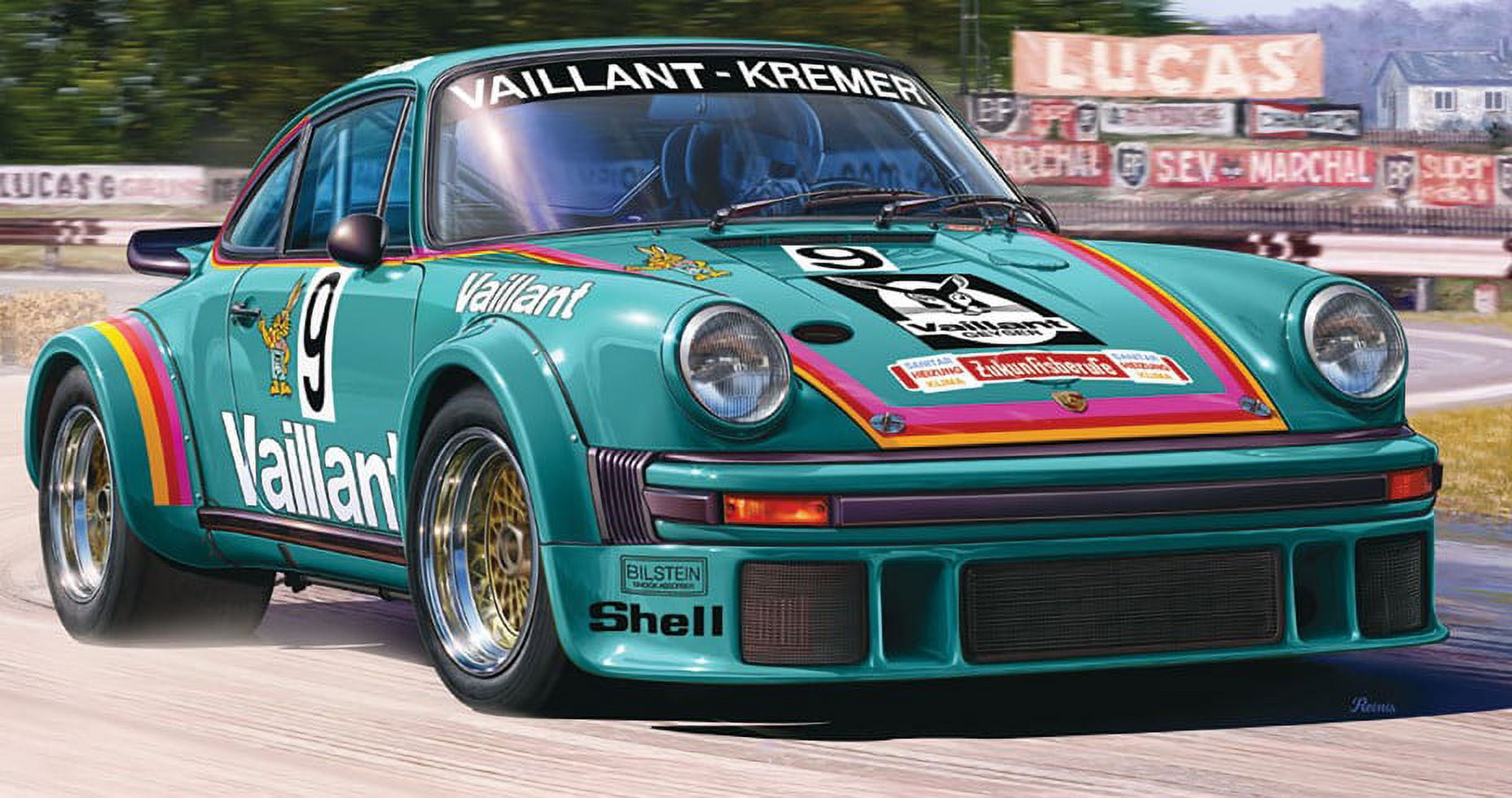 1/24 Porsche 934 RSR Vaillant Race Car