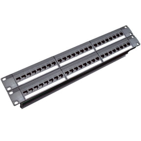 1*24 Port CAT6 Patch Panel-black