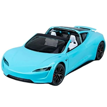 1:24 Roadster Convertible Alloy Car Model Diecast Metal Toy Sports Vehicles Model Simulation Sound and Light Children Gift