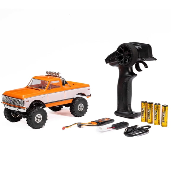 Axial 1/24 SCX24 1971 Chevrolet C10 4 Wheel Drive Truck RTR Orange AXI-3408T2