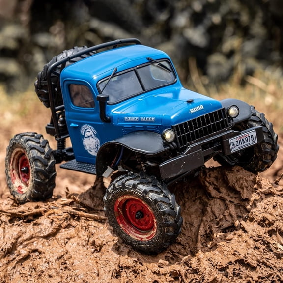 1/24 Scale 4WD Mini RC Rock Crawler with Two-Speed Gearbox Portal Axles 24 Bearings and Realistic Body Design Ready to Run for Outdoor Off-Road Fun