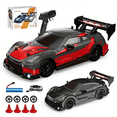 thumbnail image 1 of 1/24 Scale 4WD RC Drift Car, 2.4GHz Full Proportional Remote Control Racing Car, 30KM/H Electric Sports Vehicle Model RTR Gift for Adult, 1 of 7