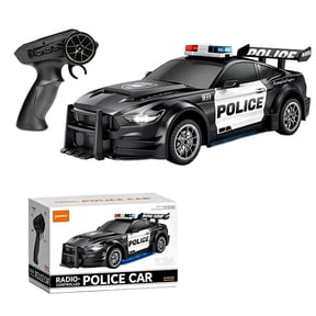 1:24 Scale AE86 RC Drift Car With 4WD Dual Motor Drive, Top Speed 20 km/h High Speed Racing Vehicle For Indoor Tracks, Garage Display And Desktop Collection( Police car / 905 )