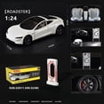thumbnail image 1 of 1:24 Scale Alloy Tesla Roadster Sport Car Model Diecast Metal Toy Vehicles Convertible Car Toy Boy Gift Collective Home Decor, 1 of 7
