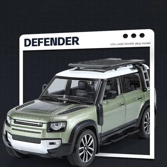 1:24 Scale Diecast Metal Large SUV Vehicle Model, Realistic Replica with Pull Back Power, Openable Doors & Hood, Collectible Display Model for Auto Hobby Enthusiasts